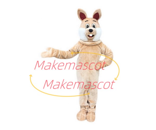 The Khaki Rabbit Following the Order Mascot Costume The Khaki Rabbit Following the Order Mascot Costume