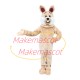 The Khaki Rabbit Following the Order Mascot Costume The Khaki Rabbit Following the Order Mascot Costume