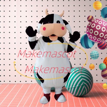 Adult Lovely Cow Mascot Costume