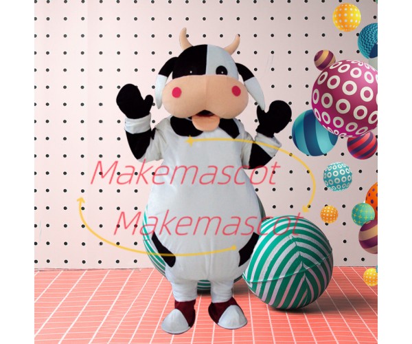 Adult Lovely Cow Mascot Costume Adult Lovely Cow Mascot Costume