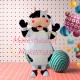 Adult Lovely Cow Mascot Costume Adult Lovely Cow Mascot Costume