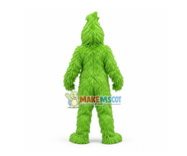 Coquettish Green Orangutan Long Wool Mascot Costume Coquettish Green Orangutan Long Wool Mascot Costume