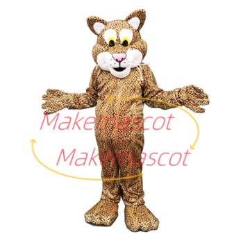 Vigorous Adult Leopard Mascot Costume