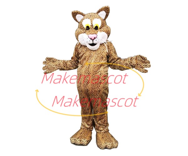Vigorous Adult Leopard Mascot Costume Vigorous Adult Leopard Mascot Costume