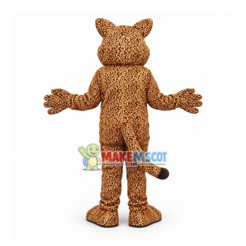 Vigorous Adult Leopard Mascot Costume Vigorous Adult Leopard Mascot Costume