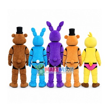 Five Nights at Freddys Horror Game Character Mascot Costume Five Nights at Freddys Horror Game Character Mascot Costume