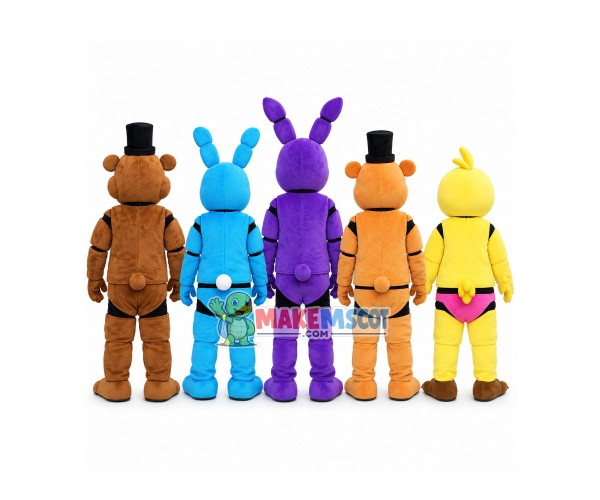 Five Nights at Freddys Horror Game Character Mascot Costume Five Nights at Freddys Horror Game Character Mascot Costume