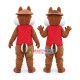 Squirrel Brothers In Red Waistcoat Mascot Costume Squirrel Brothers In Red Waistcoat Mascot Costume