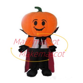 Scary Zombie Earl Pumpkin Mascot Costume