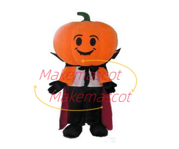 Scary Zombie Earl Pumpkin Mascot Costume Scary Zombie Earl Pumpkin Mascot Costume