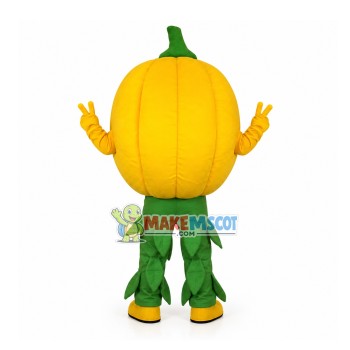 Handmade Funny Face Pumpkin Doll Mascot Costume Handmade Funny Face Pumpkin Doll Mascot Costume