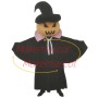 Dark Wizard Pumpkin Mascot Costume for Halloween