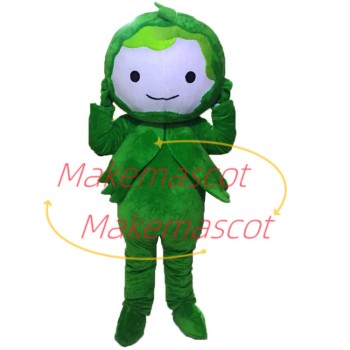Healthy Pollution-free Green Cabbage Mascot Costume Healthy Pollution-free Green Cabbage Mascot Costume