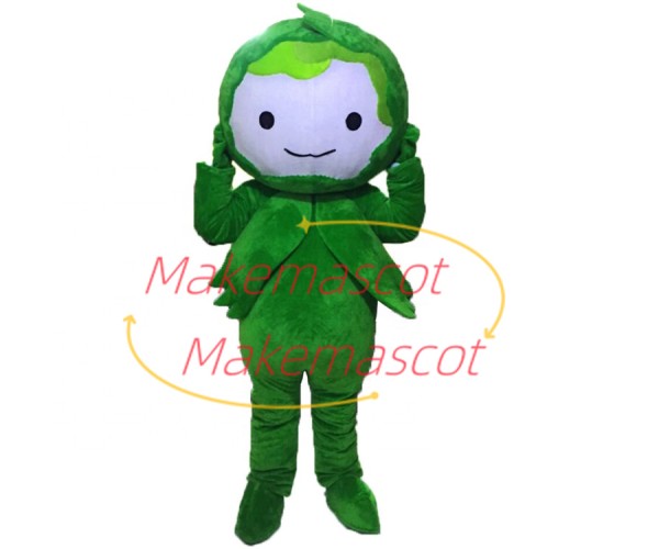 Healthy Pollution-free Green Cabbage Mascot Costume Healthy Pollution-free Green Cabbage Mascot Costume