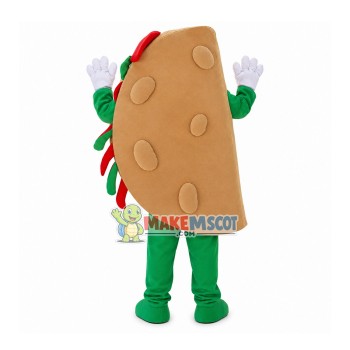Fluffy Pancake Full of Vegetable Fillings Mascot Costume Fluffy Pancake Full of Vegetable Fillings Mascot Costume