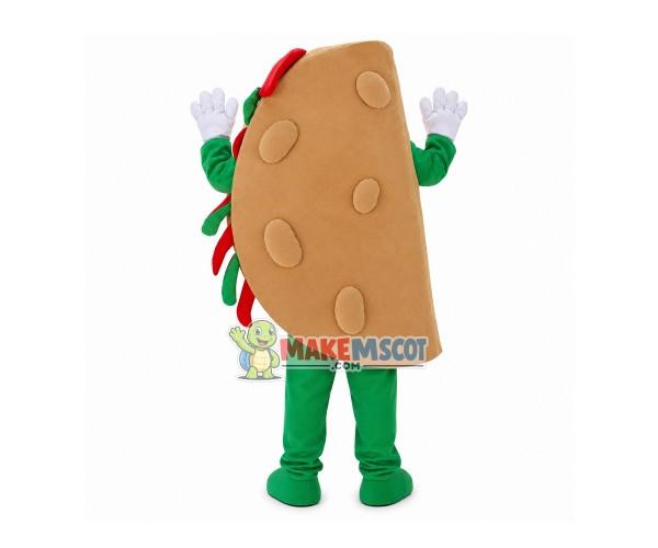 Fluffy Pancake Full of Vegetable Fillings Mascot Costume
