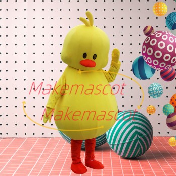 Fashion Style Little Yellow Duck Mascot Costume Fashion Style Little Yellow Duck Mascot Costume