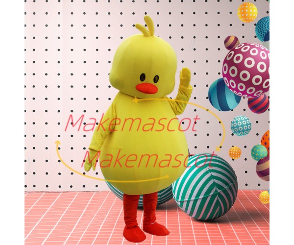 Fashion Style Little Yellow Duck Mascot Costume Fashion Style Little Yellow Duck Mascot Costume