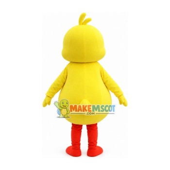 Fashion Style Little Yellow Duck Mascot Costume Fashion Style Little Yellow Duck Mascot Costume