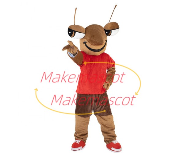 Brown Giant Fly With Eyes Isolated Mascot Costume Brown Giant Fly With Eyes Isolated Mascot Costume