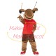 Brown Giant Fly With Eyes Isolated Mascot Costume