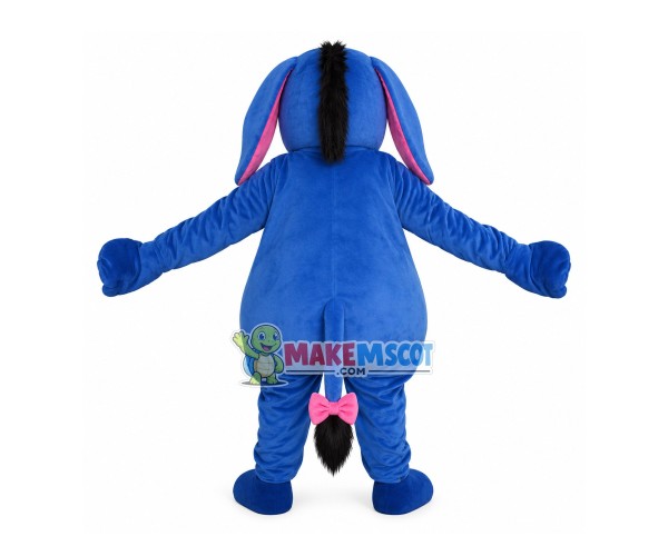 Pessimistic Donkey Eeyore Cartoon Mascot Costume Pessimistic Donkey Eeyore Cartoon Mascot Costume