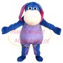Pessimistic Donkey Eeyore Cartoon Mascot Costume