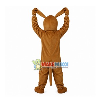 Naughty House Dog Pulling Ears Mascot Costume