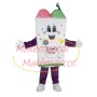 Sicilian Two-color Jam Ice Cream Mascot Costume