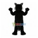 Ill-intentioned Black Wolf Adult Mascot Costume Ill-intentioned Black Wolf Adult Mascot Costume
