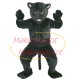 Focused Black Panther In Hunting State Mascot Costume Focused Black Panther In Hunting State Mascot Costume