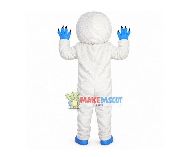White Snow Monster With Sharp Claws Mascot Costume White Snow Monster With Sharp Claws Mascot Costume