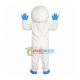 White Snow Monster With Sharp Claws Mascot Costume White Snow Monster With Sharp Claws Mascot Costume