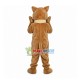 Panicking Brown Skinny Fox Mascot Costume Panicking Brown Skinny Fox Mascot Costume