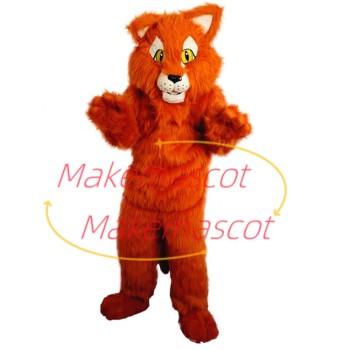 Carefully Observed Orange Furry Tiger Mascot Costume Carefully Observed Orange Furry Tiger Mascot Costume