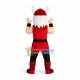 White-bearded Samurai In Red Battle Suit Mascot Costume White-bearded Samurai In Red Battle Suit Mascot Costume