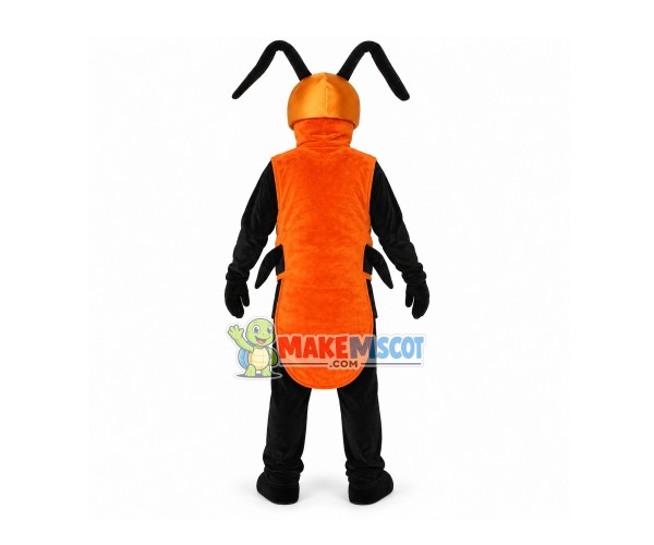 Lightweight Beetle With Golden Head Mascot Costume Lightweight Beetle With Golden Head Mascot Costume
