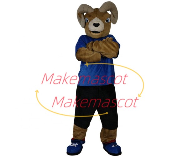 The Imposing Antelope Player Adult Mascot Costume The Imposing Antelope Player Adult Mascot Costume