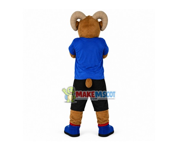 The Imposing Antelope Player Adult Mascot Costume The Imposing Antelope Player Adult Mascot Costume