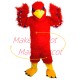 The Waving Wings Red-haired Falcon Mascot Costume The Waving Wings Red-haired Falcon Mascot Costume