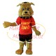 Serious Team Member Bulldog Mascot Costume Serious Team Member Bulldog Mascot Costume