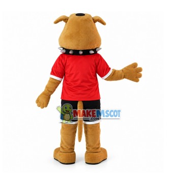 Serious Team Member Bulldog Mascot Costume Serious Team Member Bulldog Mascot Costume