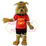 Serious Team Member Bulldog Mascot Costume
