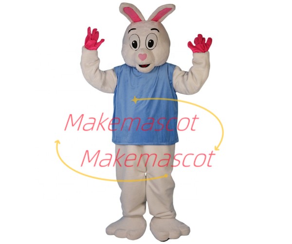 The Starter Rabbit of Relay Race Mascot Costume The Starter Rabbit of Relay Race Mascot Costume