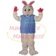 The Starter Rabbit of Relay Race Mascot Costume The Starter Rabbit of Relay Race Mascot Costume