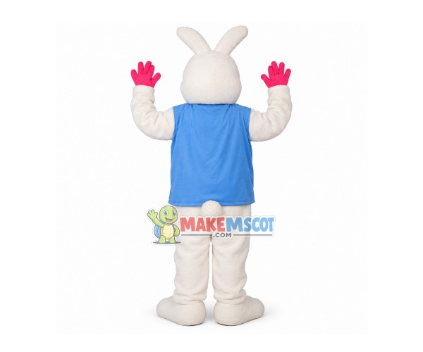 The Starter Rabbit of Relay Race Mascot Costume The Starter Rabbit of Relay Race Mascot Costume
