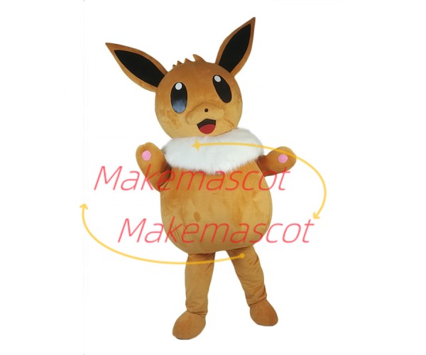 Lovely Handmade Pokemon Eevee Mascot Costume Lovely Handmade Pokemon Eevee Mascot Costume
