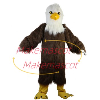 Prey-focused The Hairy Eagle Mascot Costume