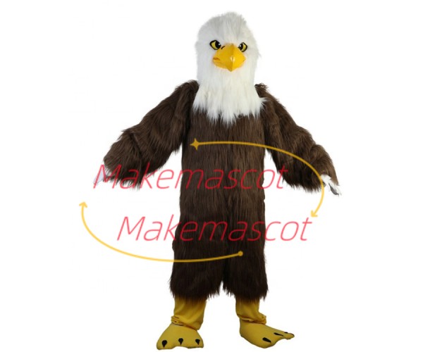 Prey-focused The Hairy Eagle Mascot Costume Prey-focused The Hairy Eagle Mascot Costume