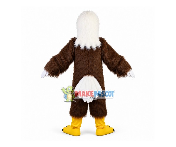 Prey-focused The Hairy Eagle Mascot Costume Prey-focused The Hairy Eagle Mascot Costume